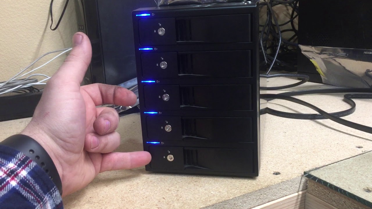 RAID 5 setup with hot spare