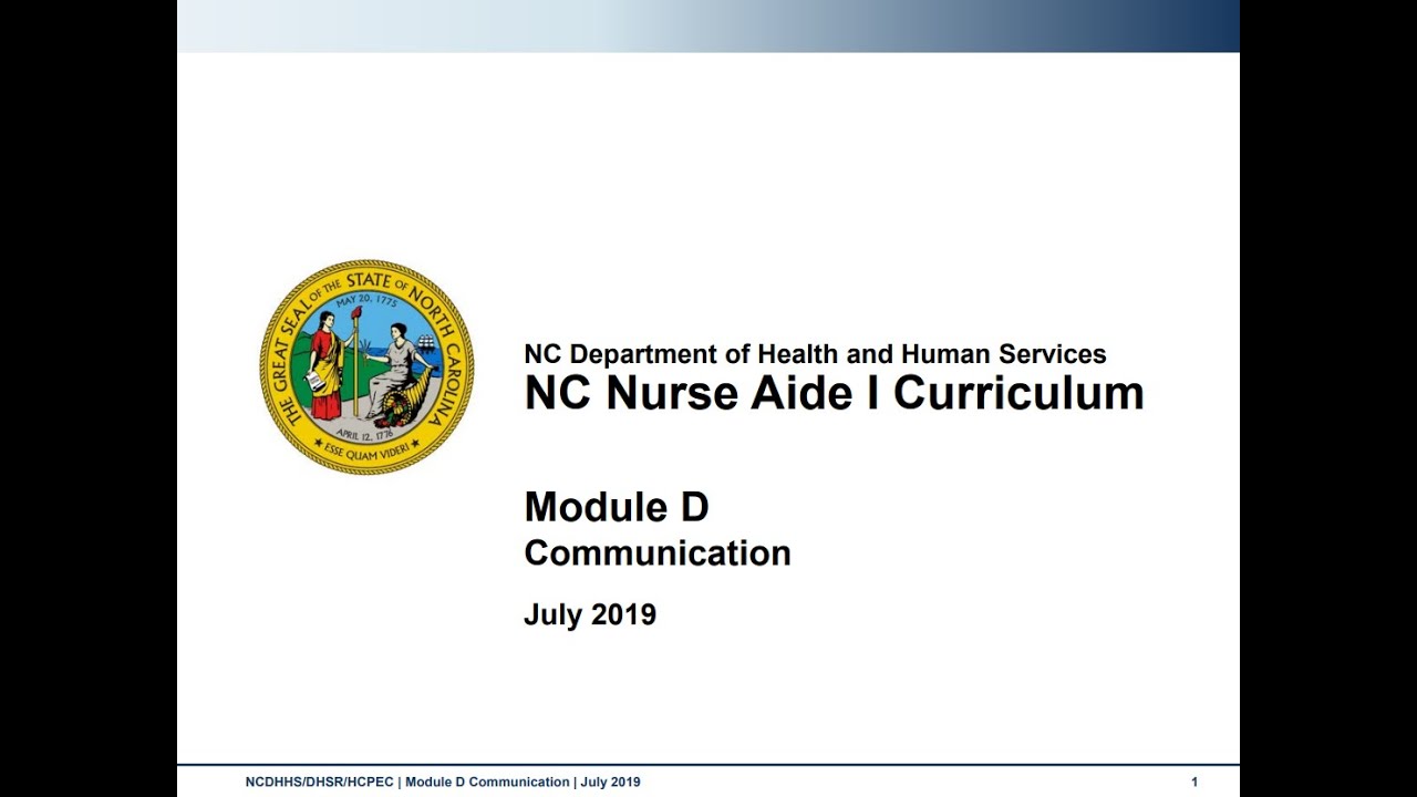 Module D: Communication
