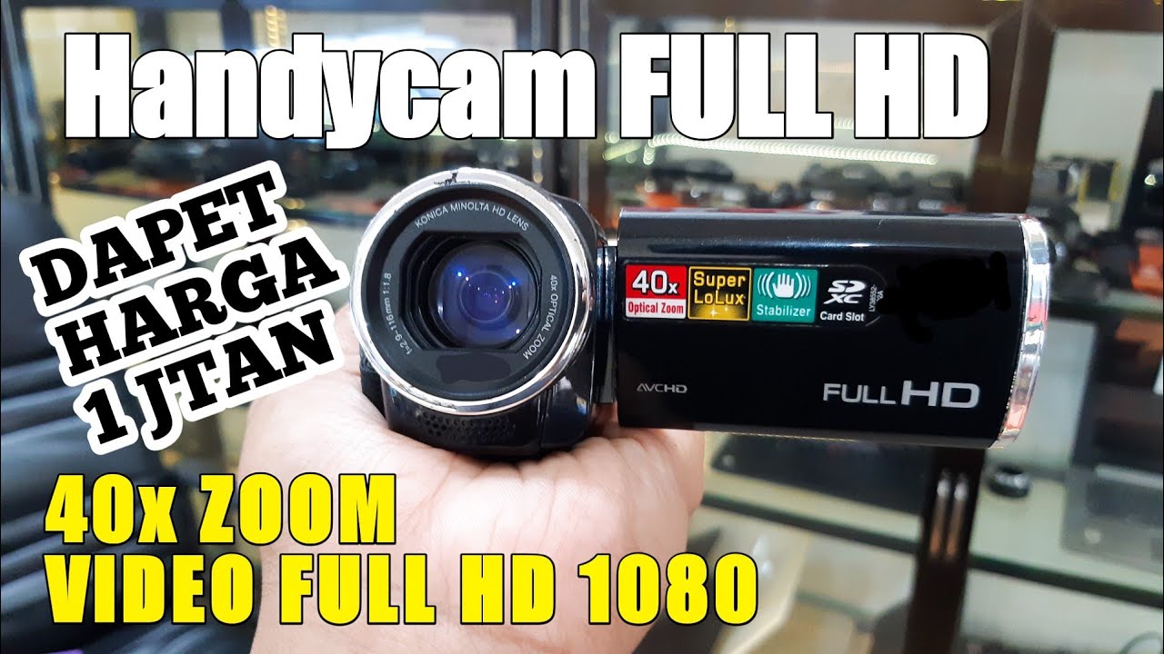 Handycam murah 1 Jutaan untuk conten youtube Hasilnya Bagus dari Kamera Handycam JVC GZ-E100