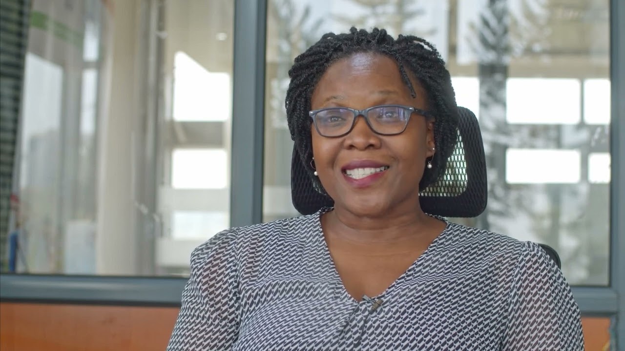 Dr. Carol Nanziri, Project Coordinator CRSV Project speaking about the program