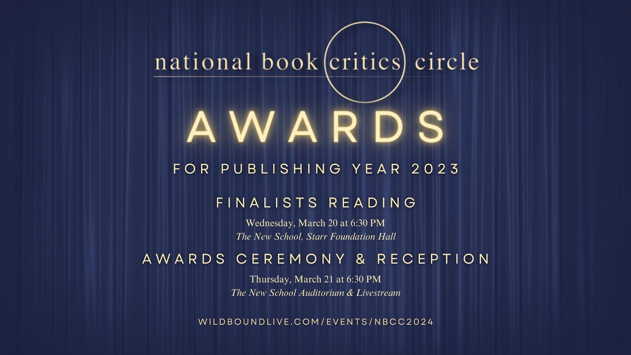 National Book Critics Circle Awards for Books Published in 2023