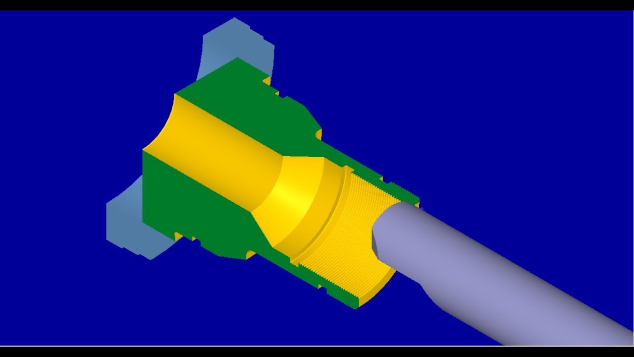 20) Mastercam Lathe: COMPLETE OPERATION SAMPLE PART