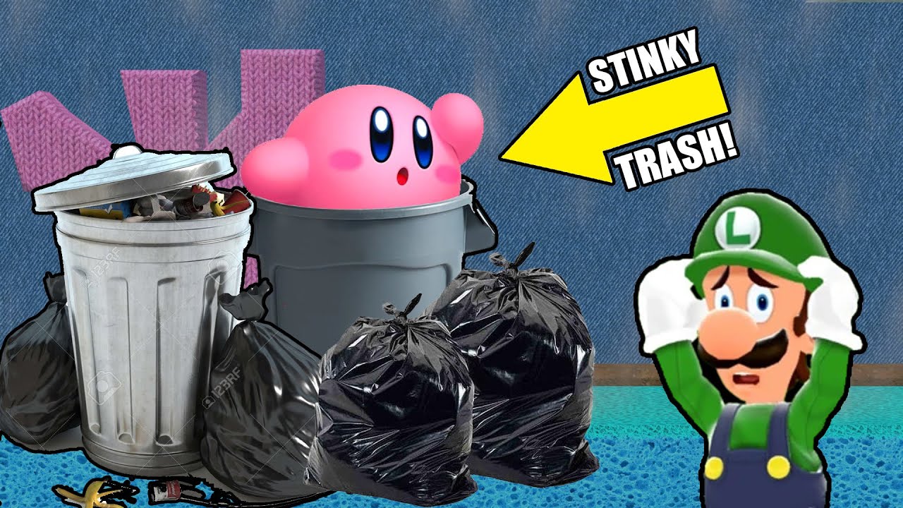 Super Smash Bros. Ultimate - Who Can Remove The Trash In The Ocean? #TeamSeas