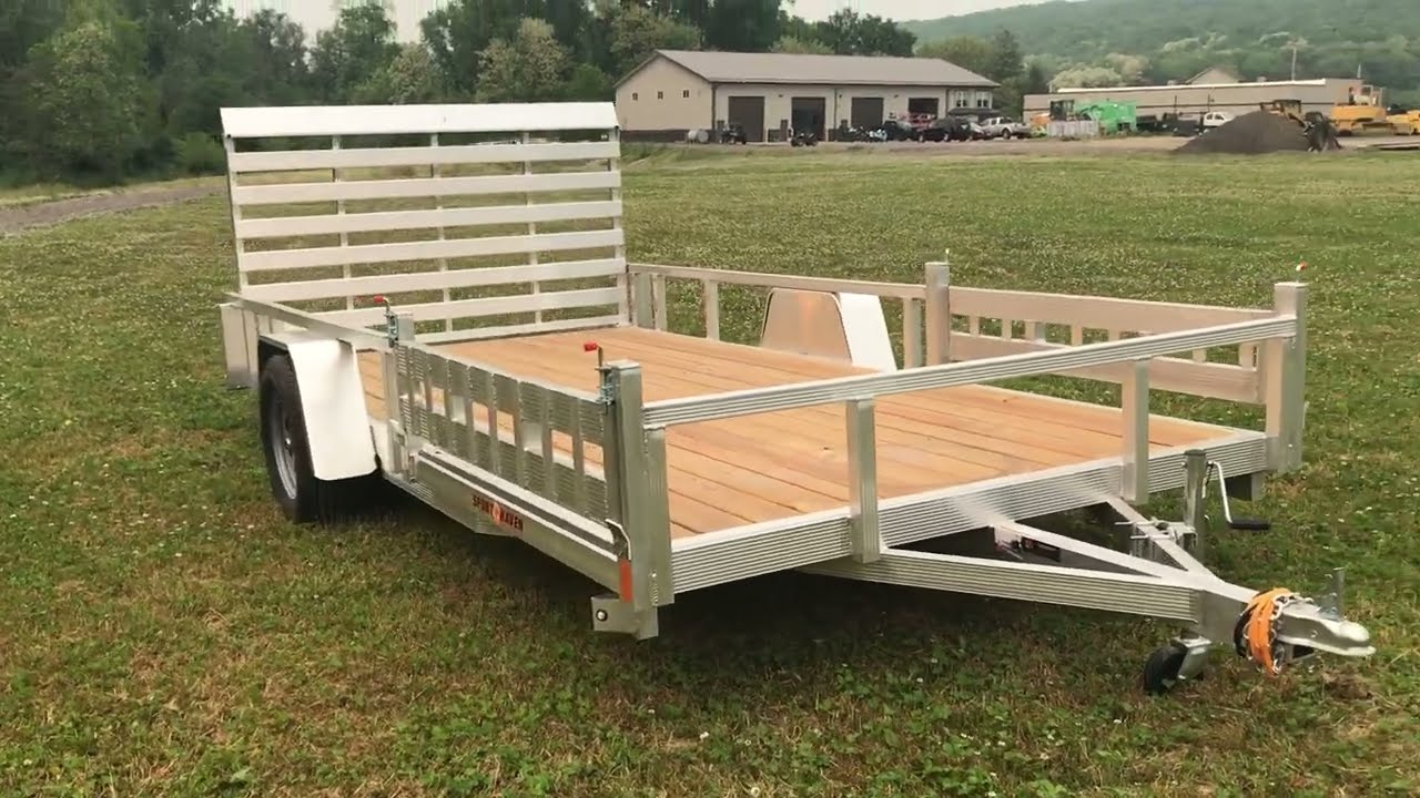 Sport Haven Utility trailer 360 degree walk around AUT714-LE