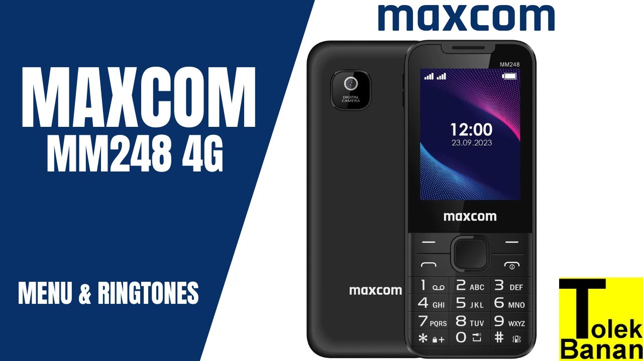 MaxCom MM248 4G - Unboxing / Menu & Ringtones / Dzwonki - Classic Phone