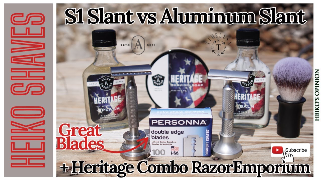 Above the Tie S1 Slant vs Timeless Aluminum Slant