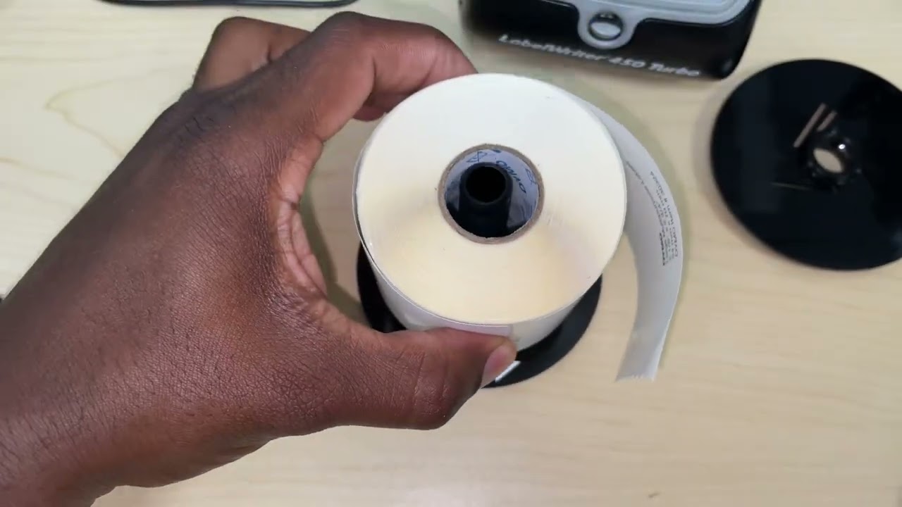 HOW TO LOAD A LABEL ROLL IN DYMO LABELWRITER 450 TURBO