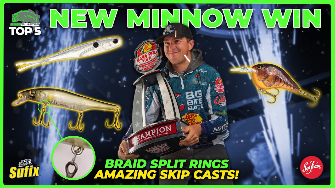 Spotlight Minnow, Braid split rings, Lipped over lipless? Top 5 of the Week in Bass Fishing