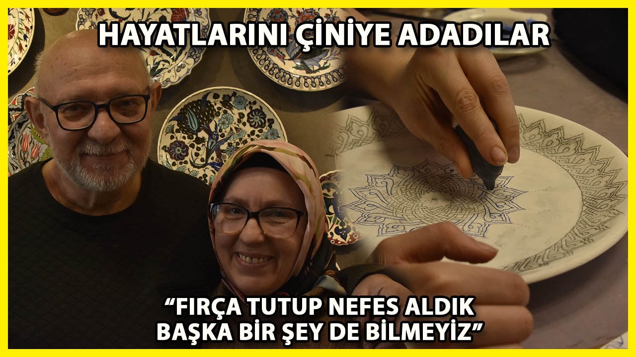 Çift, 33 Yıldır Çini Yapıyor