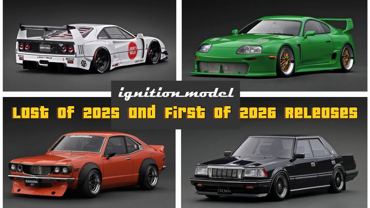 1/18 Scale IGNITION MODEL CARS NEW RELEASES 2025/4 QUARTER AND 2026/1 QUARTER