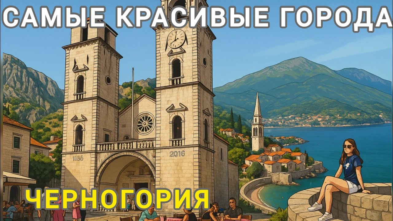 Черногория. Что посмотреть в городах? Будва, Котор, Пераст, Свети-Стефан, церковь Богоматери на Рифе