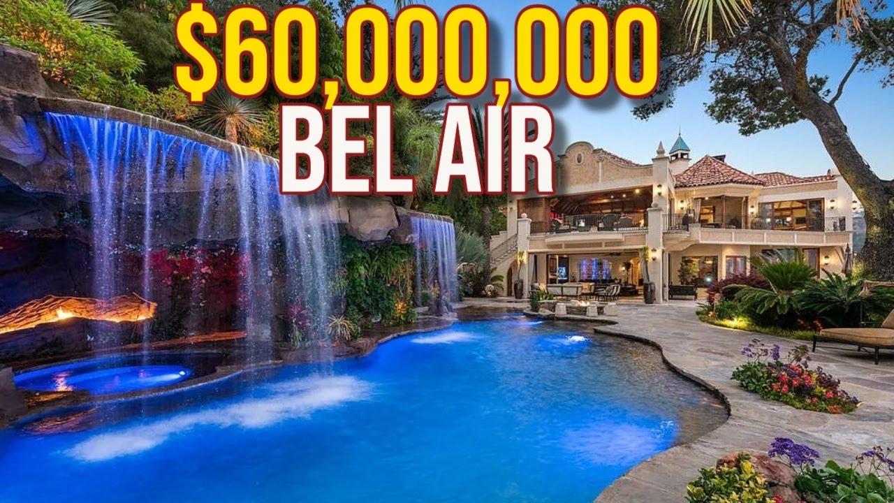 Touring $60,000,000 BEL AIR Mega Mansion