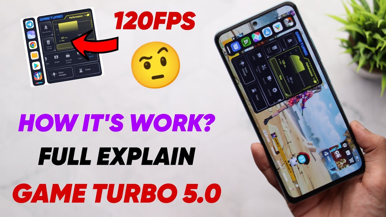120FPS ON GAME TURBO 5.0 🤨 HOW IT'S WORK ON GAME? - FULL EXPLAIN IN HINDI