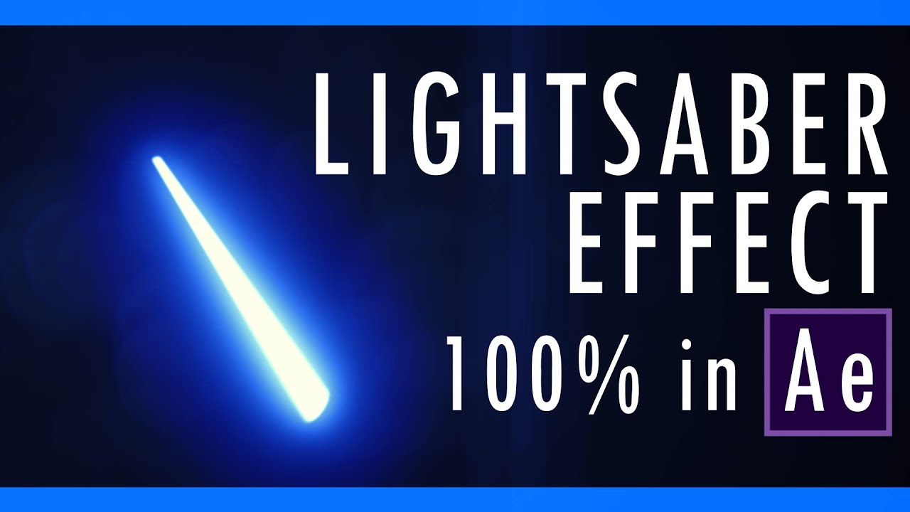 Lightsaber Effect in After Effects | NO PLUGINS