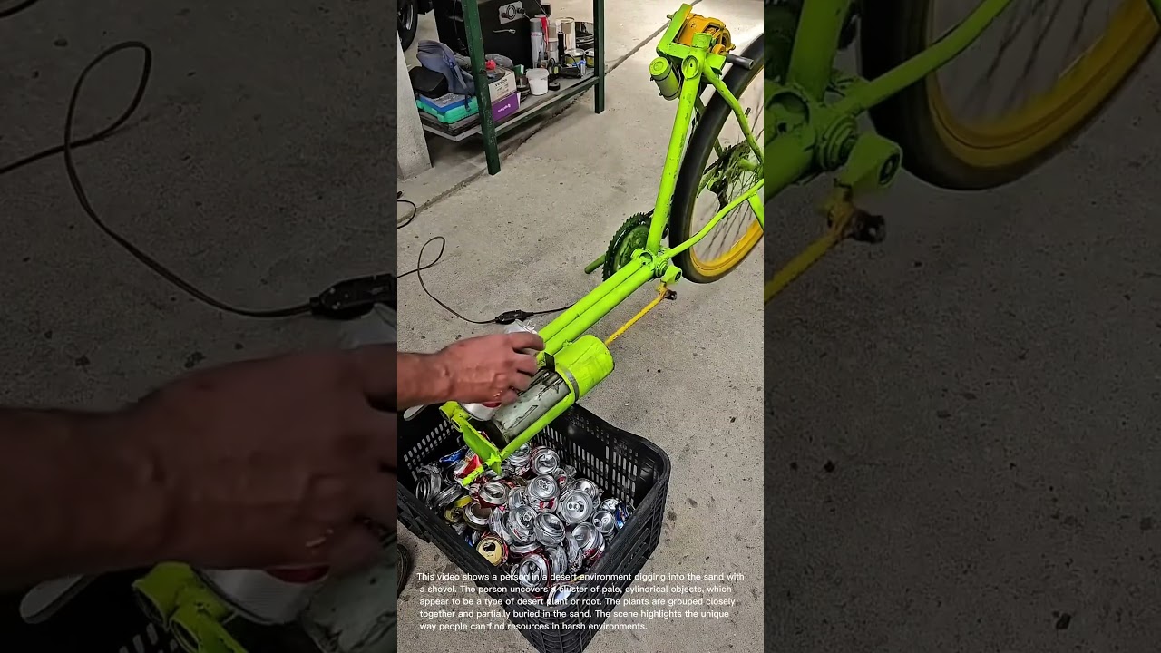 DIY Can Crusher: See How This Bicycle-Powered Machine Works