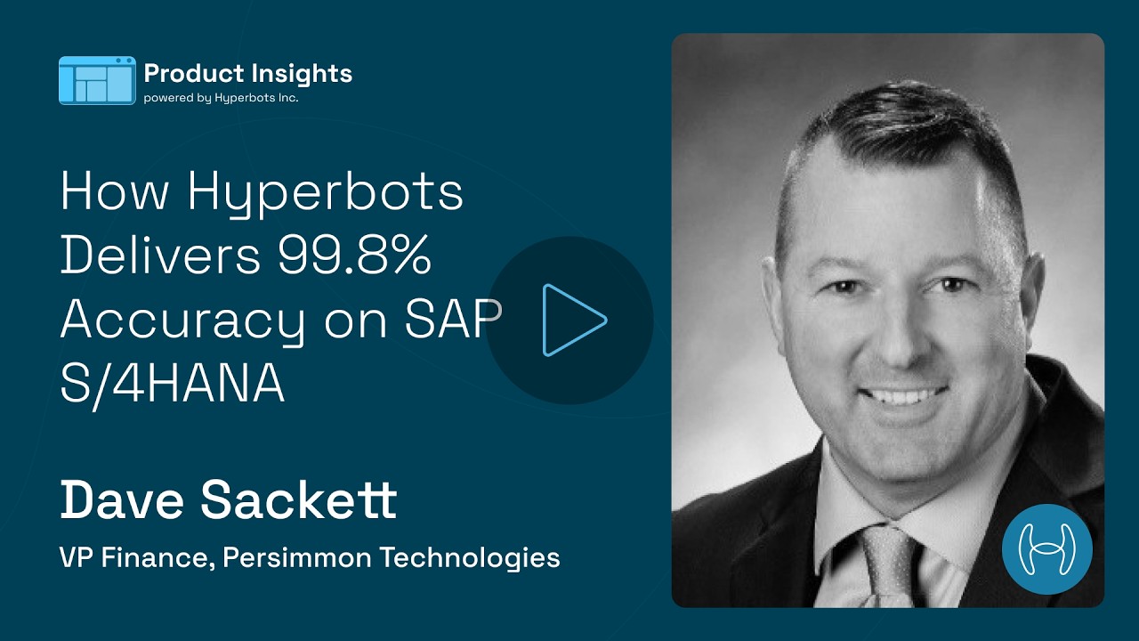 How Hyperbots Delivers 99.8% Accuracy on SAP S/4HANA