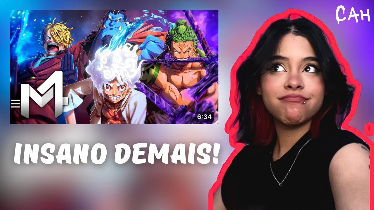 Cah React | Luffy, Zoro, Sanji & Jinbe (One Piece) - Quarteto Monstro @M4rkim