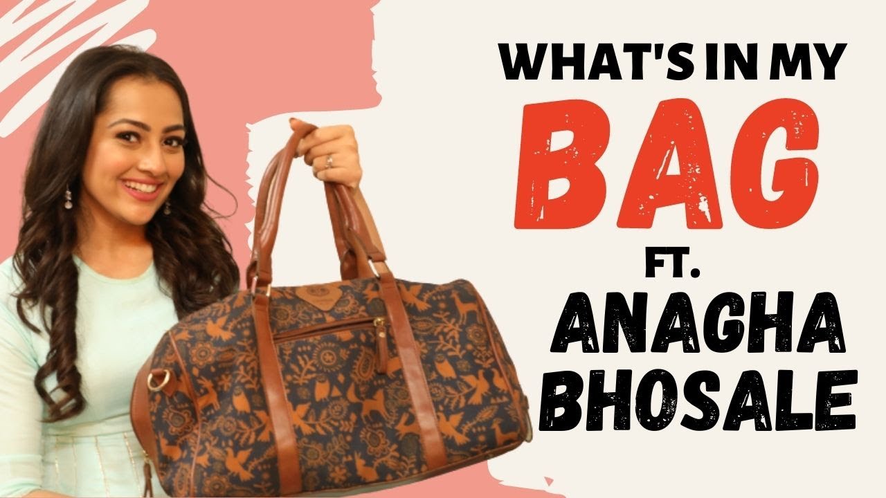 What’s In My Bag with Anupamaa fame Anagha Bhosale