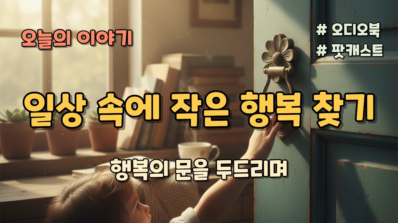 일상 속에 작은 행복 찾기 #오디오북 #팟캐스트 #인사이트