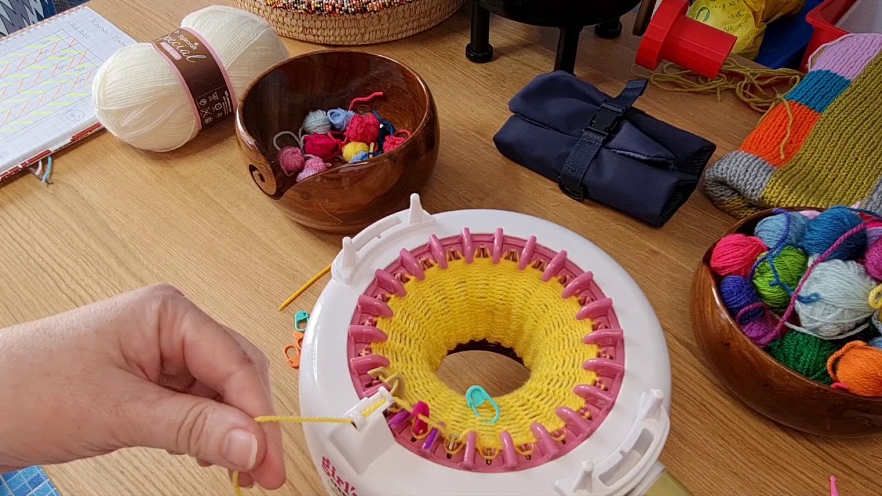 Part 1 Crib Blanket  Machine Knit