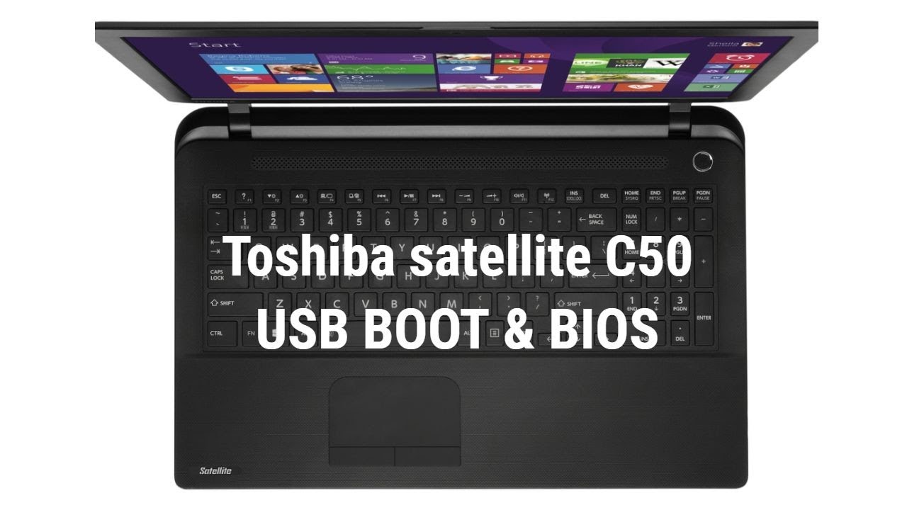 Toshiba satellite C50-B-15Z USB Boot And Bios setup!!