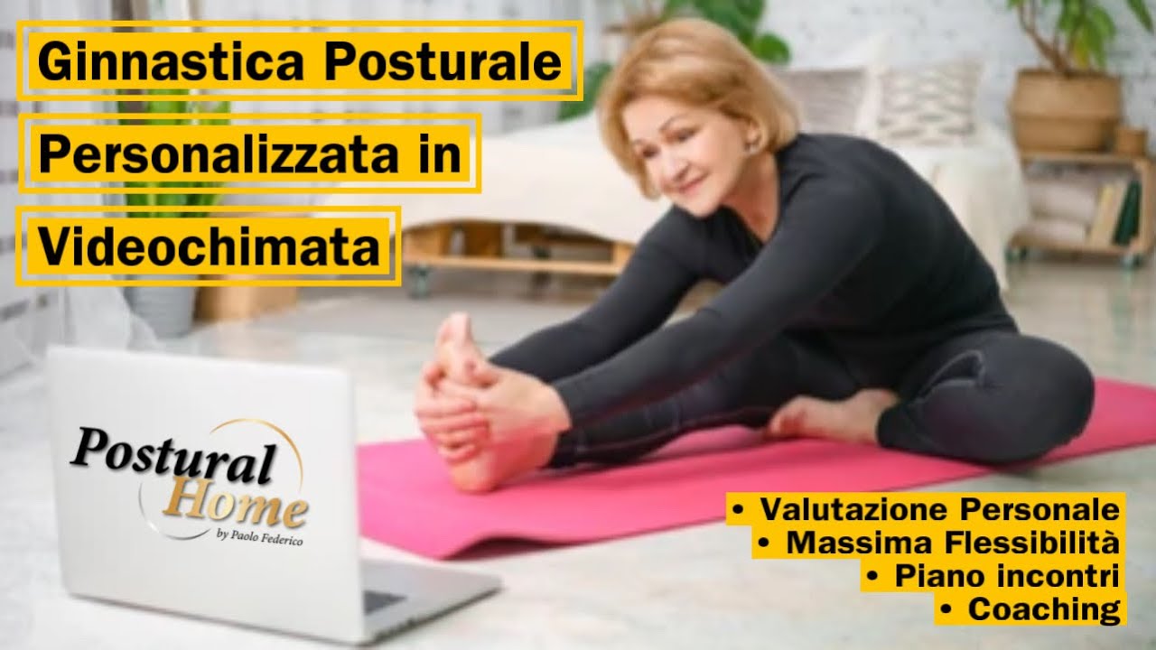 Ginnastica Posturale Personalizzata online.
