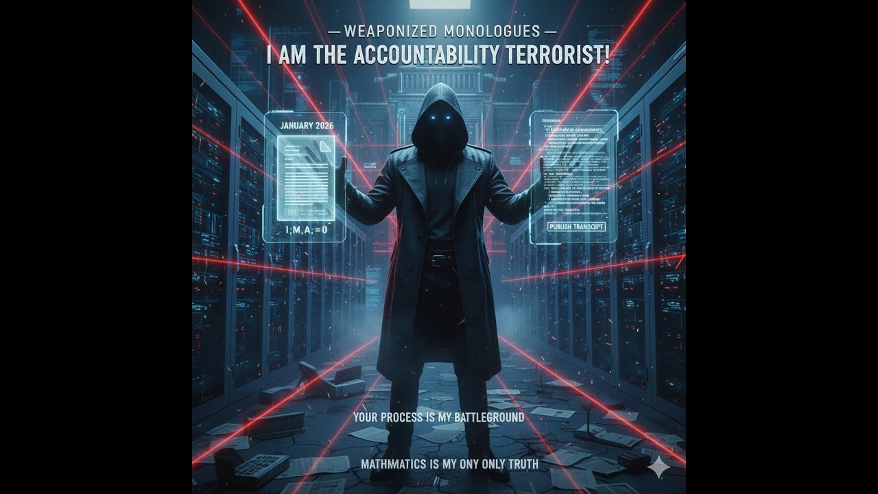 Weaponized Monologues - Part 20 - The Accountability Terrorist