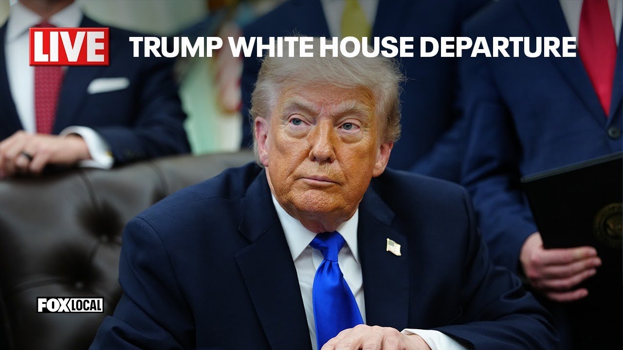 LIVE: Trump White House Departure