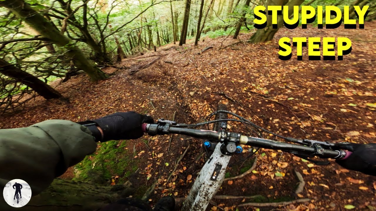 Trying To Ride these INSANELY Steep MTB Trails Was Hard