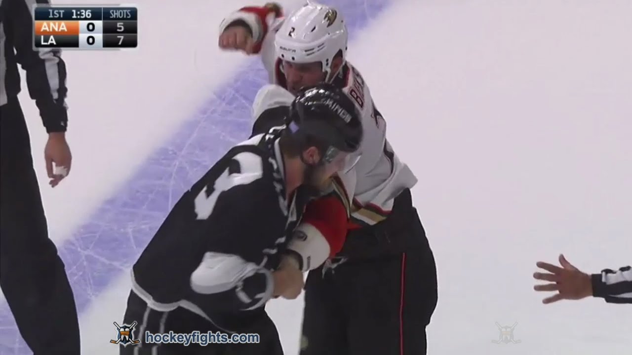 Kevin Bieksa vs Kyle Clifford Nov 1, 2016
