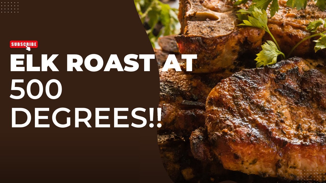 Elk Roast at 500 degrees! Yes, it works!!