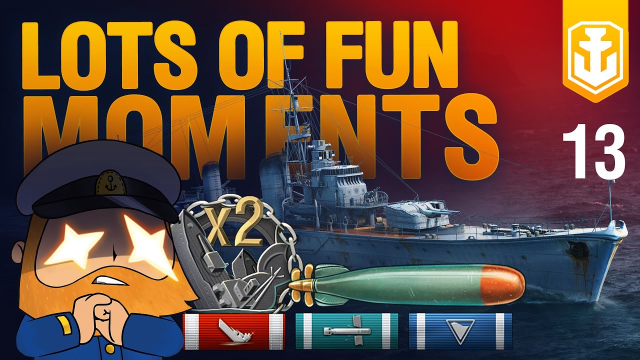 World of Warships Funny Moments #13. My Ship Will Go On