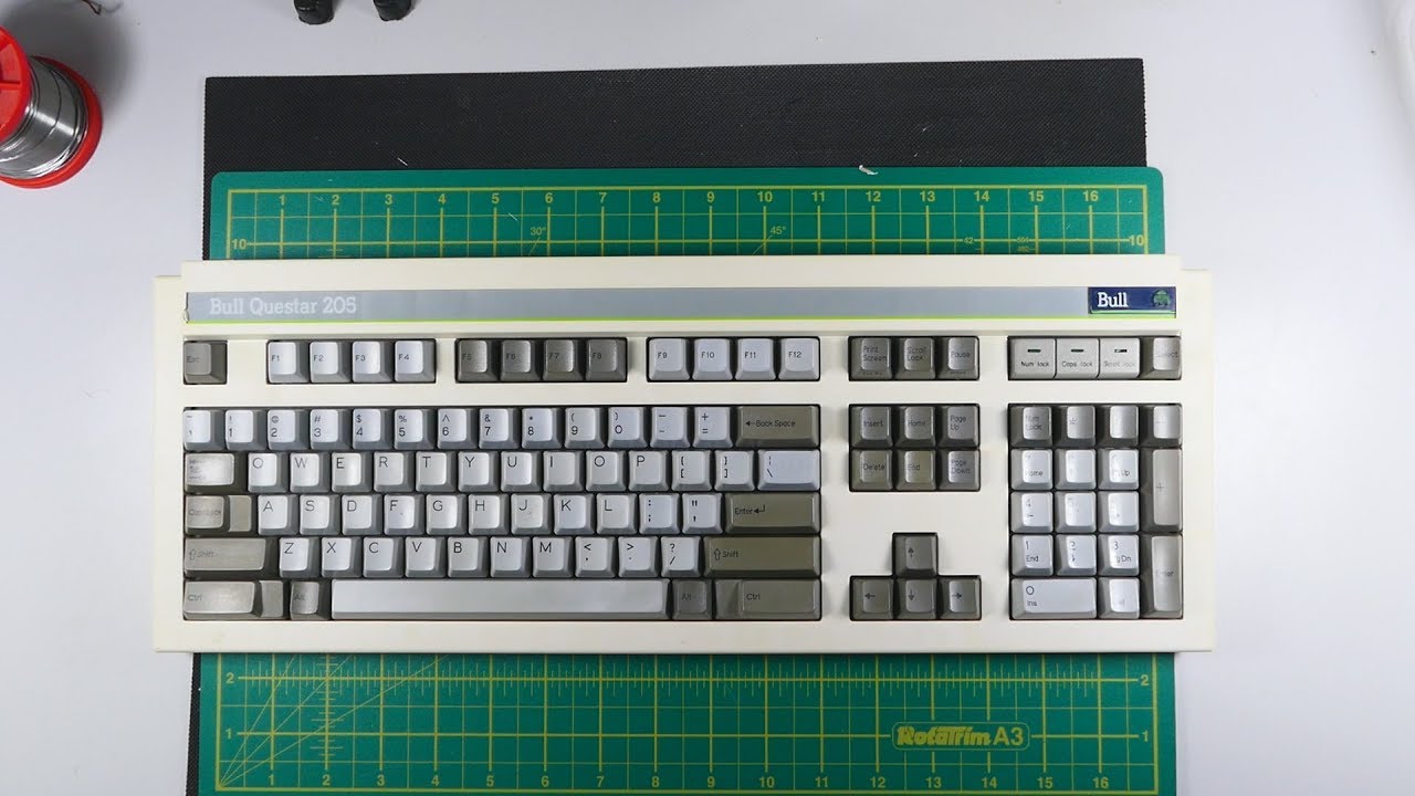 Bull Questar 205 Terminal keyboard restoration (Wyse PCE rebrand)