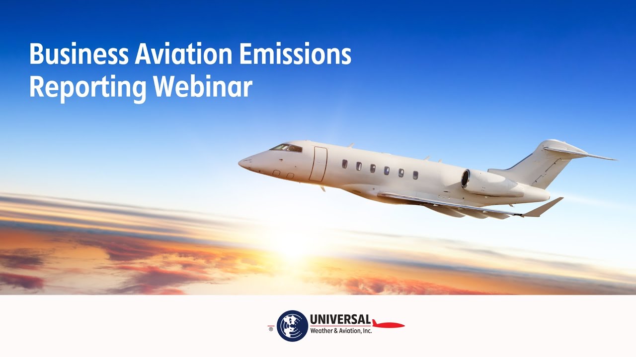 Business Aviation Emissions Reporting Webinar