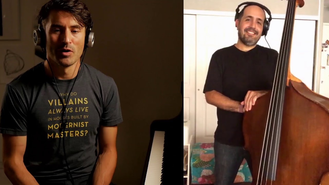 Dan Tepfer Livestream August 24 2020: Jacktrip duets with Jorge Roeder