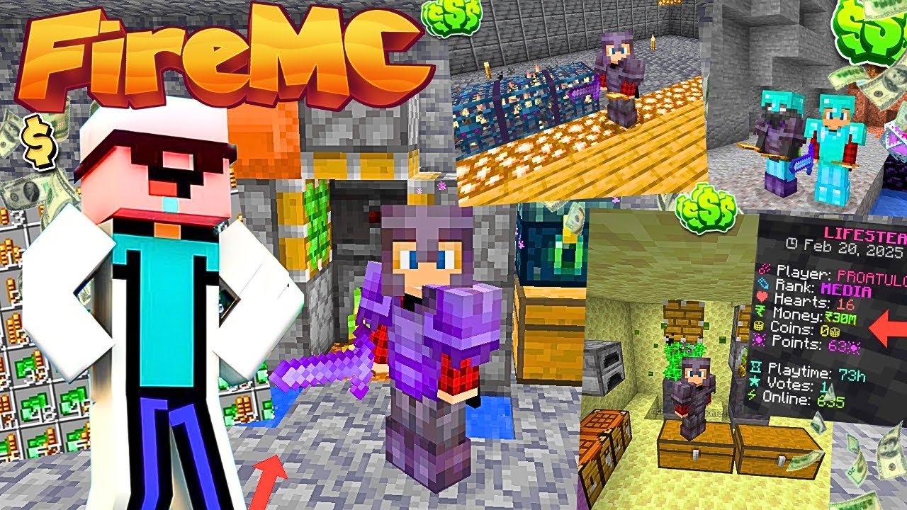 Top 5 Methods To earn Money In FireMc Season 6...