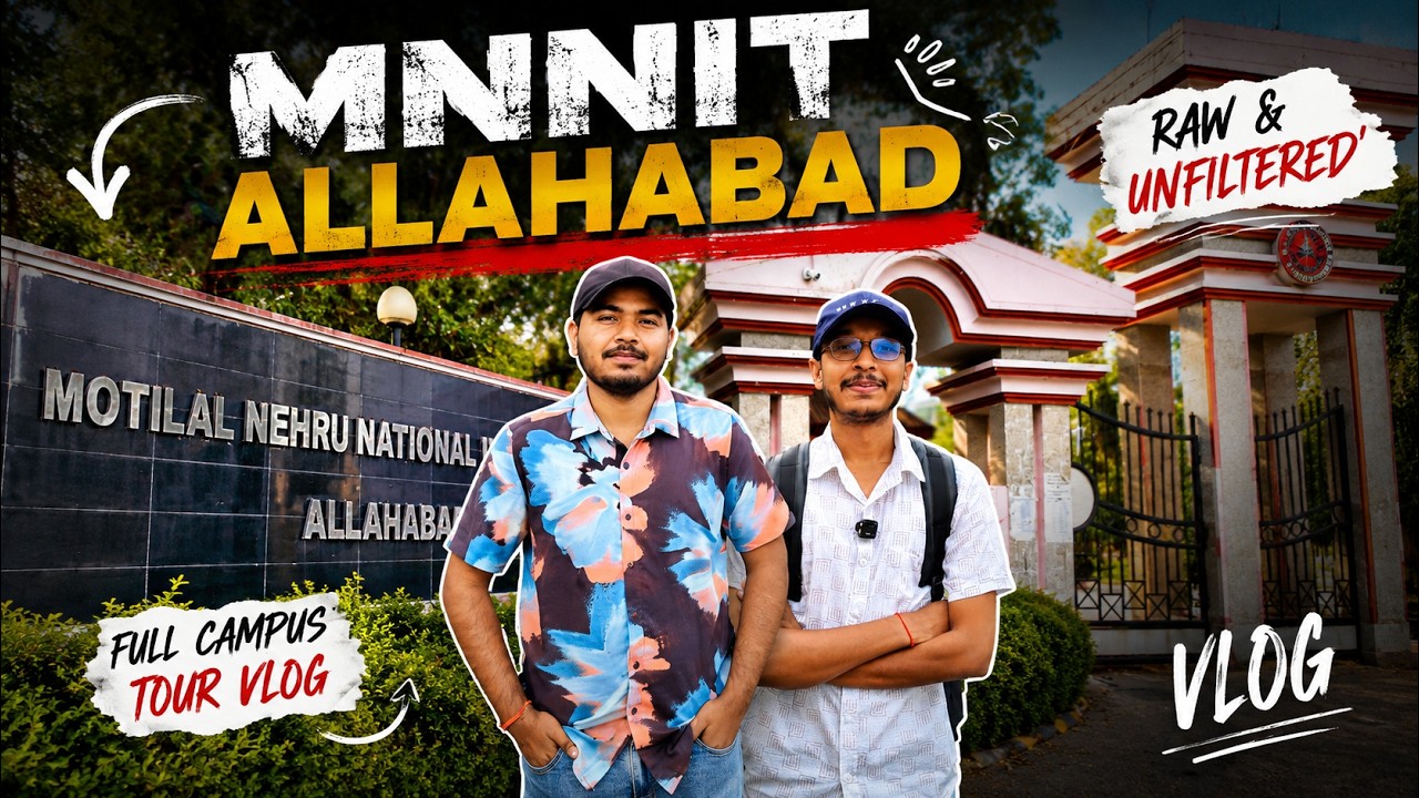 MNNIT Allahabad Campus Tour 2026 | Full Campus Tour | Raw & Unfiltered Vlog | MNNITA |CAMPUS CIRCUIT