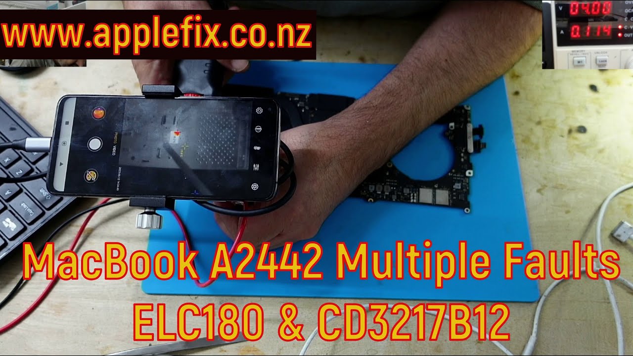 MacBook A2442 Apple Authorised New Zealand Couldn't fix! Multiple Faults. ELC180 CD3217B12 Faulty