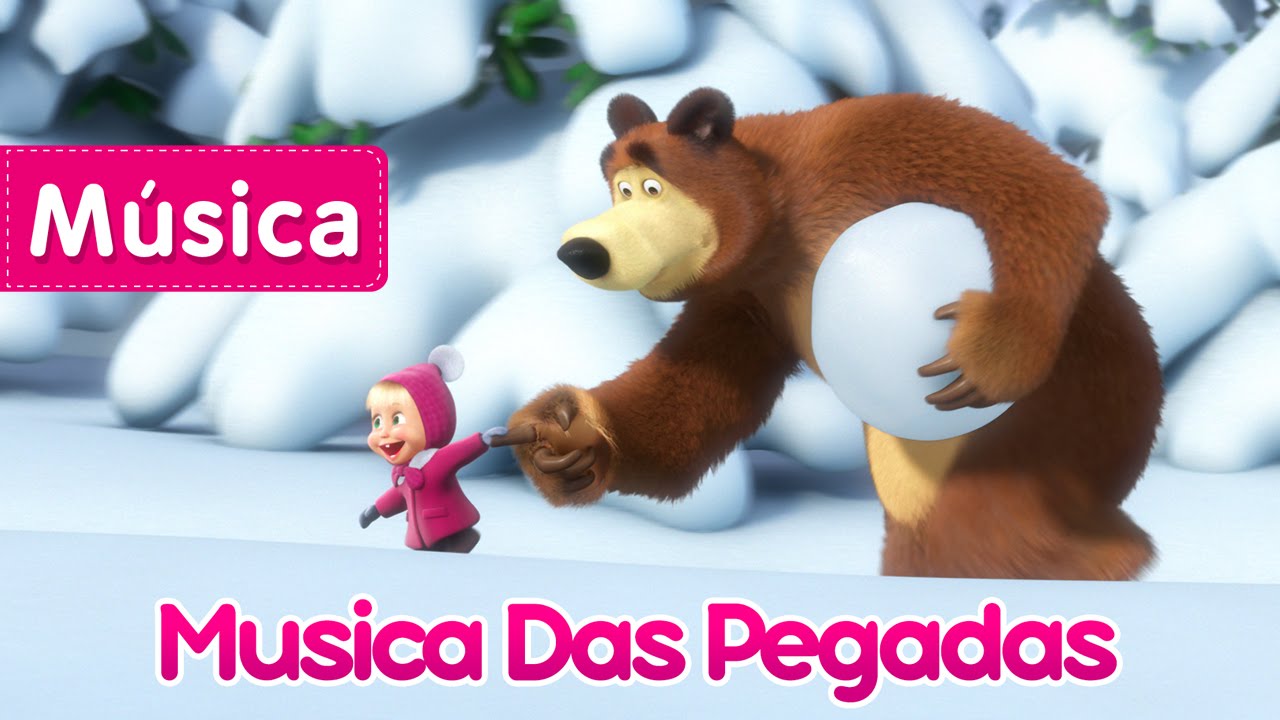 Masha e o Urso - Musica Das Pegadas (Pegadas de Animais  Desconhecidos)