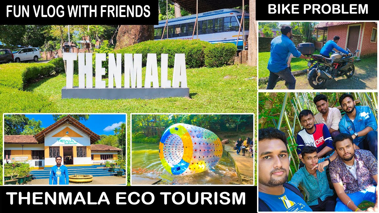 Thenmala Eco Tourism - Fun Vlog with Friends & Subscribers 💖 Bike Problem 😭 Very much depressed 😔