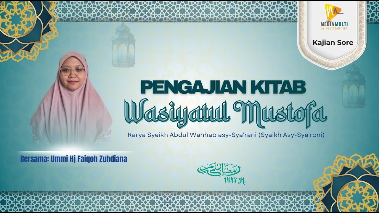 [LIVE] Kajian Kitab Wasiyatul Mustofa Bersama Ummi Diana | Senin, 06 Ramadhan 1447 H