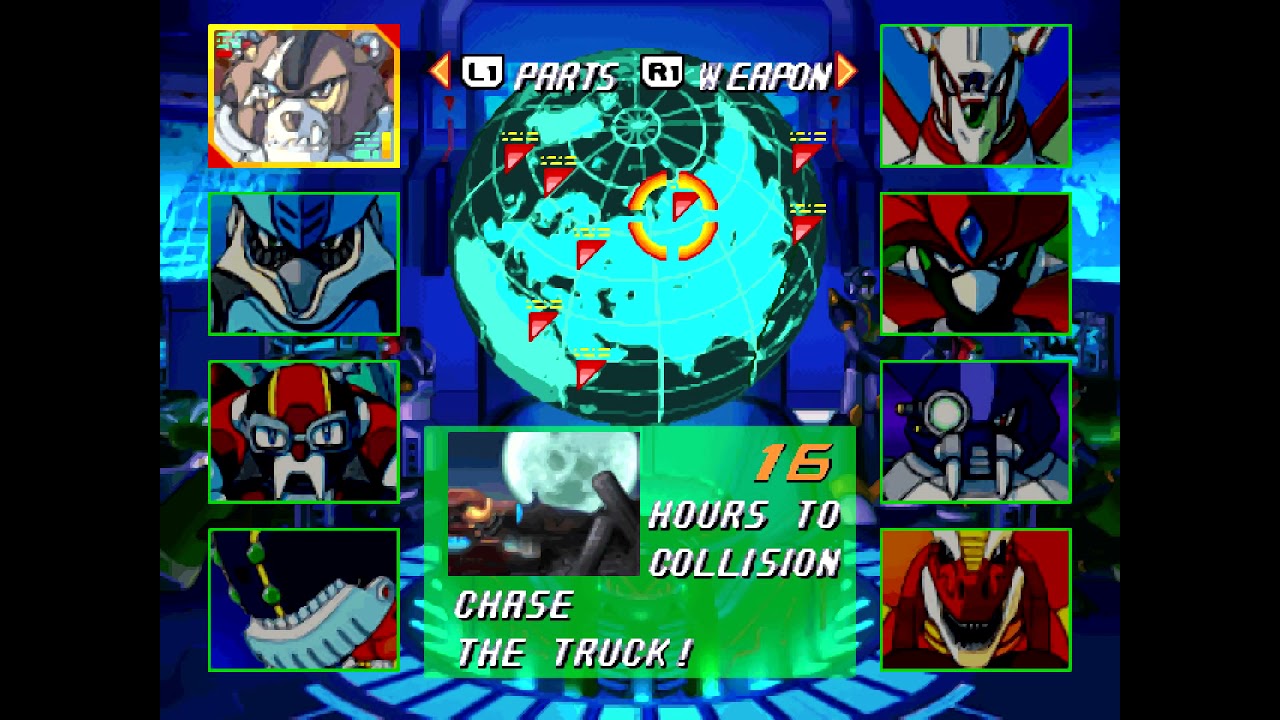 Rockman X5「ロックマンX5」- ステージセレクト1 | Mega Man X5 - Stage Select 1