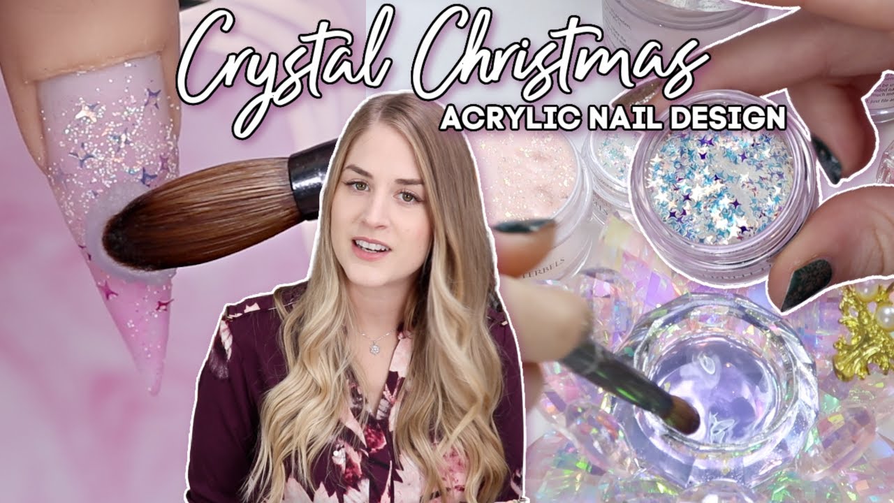 ACRYLIC NAIL DESIGN -PINK NAILS  - REAL TIME NAIL TUTORIAL
