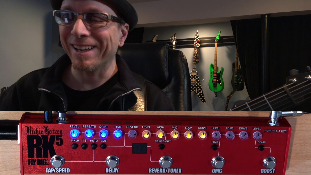TECH 21 RK5 v2 Richie Kotzen Fly Rig, demo by Vince Genella NAMM 2019 pre-release.
