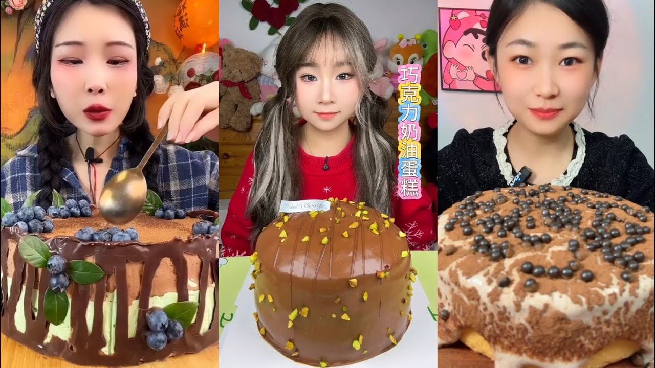 ASMR😱 Creamy Cake Chocolava cake, Chocolate cake  Eating #asmr#chocolate#cakeeating