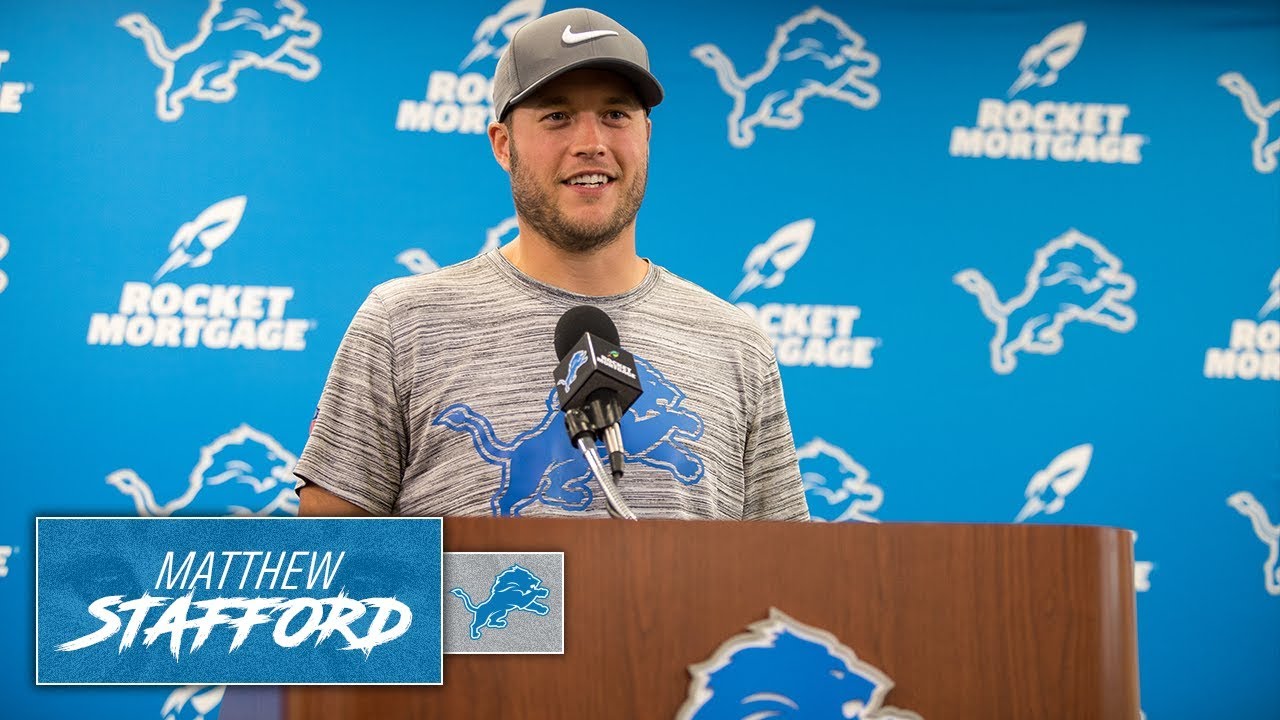 Matthew Stafford on getting back to football