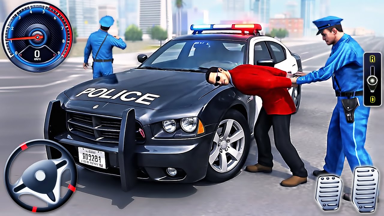 City Cop Chase Adventure 3D - Real Police Car Driving Multi-Storey - Android GamePlay