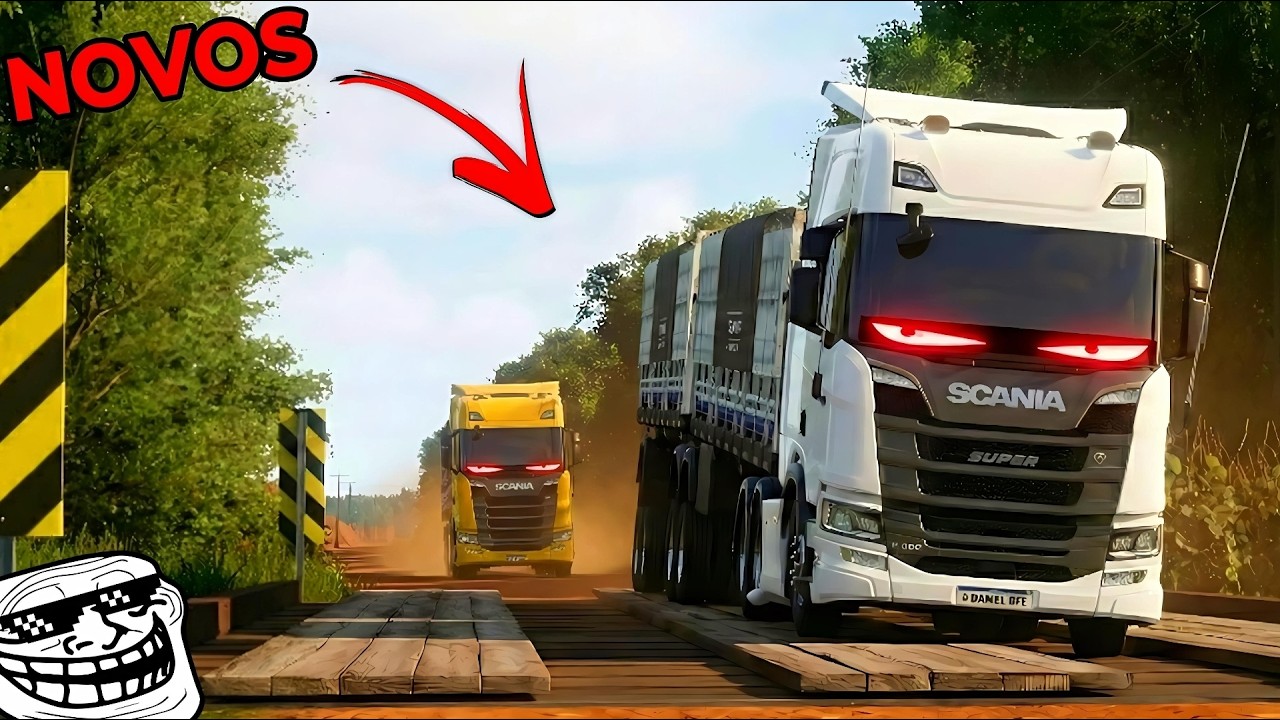 Turbinando os NOVOS maquinários do GLOBAL TRUCK ONLINE - FILME COMPLETO 🇧🇷😂