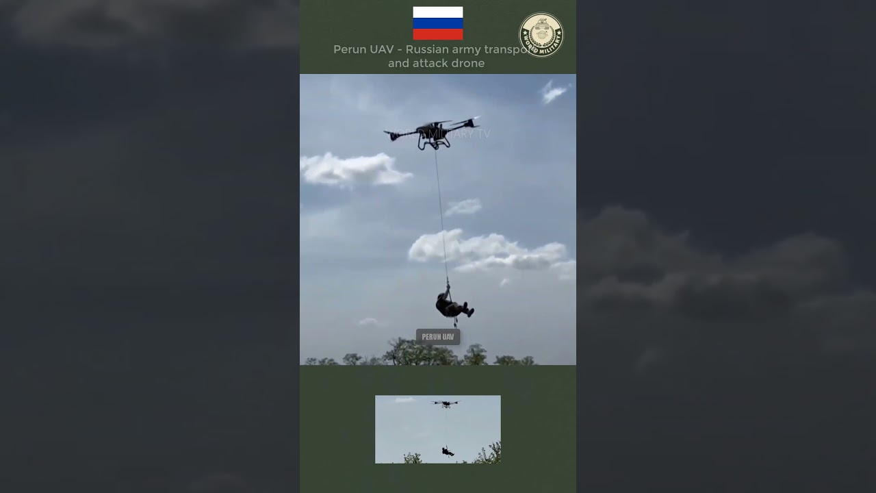 Perun UAV - Russian army transport and attack drone #army
