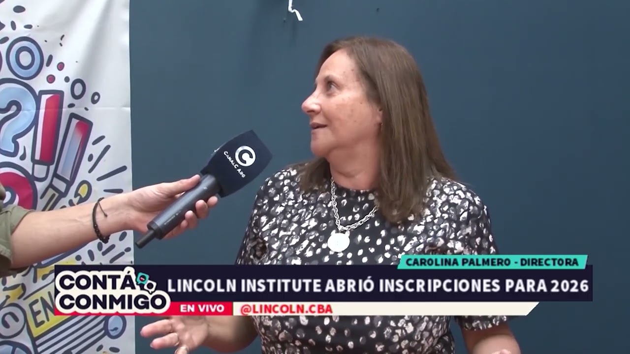 502 03 26  WAÑASKY   CAROLINA PALMERO   DIRECTORA LINCOLN INSTITUTE ABRIÓ INSCRIPCIONES
